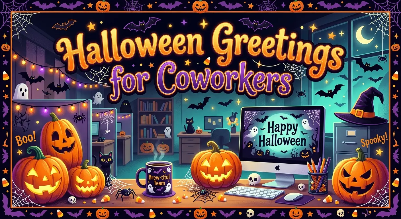 Halloween Greetings for Coworkers