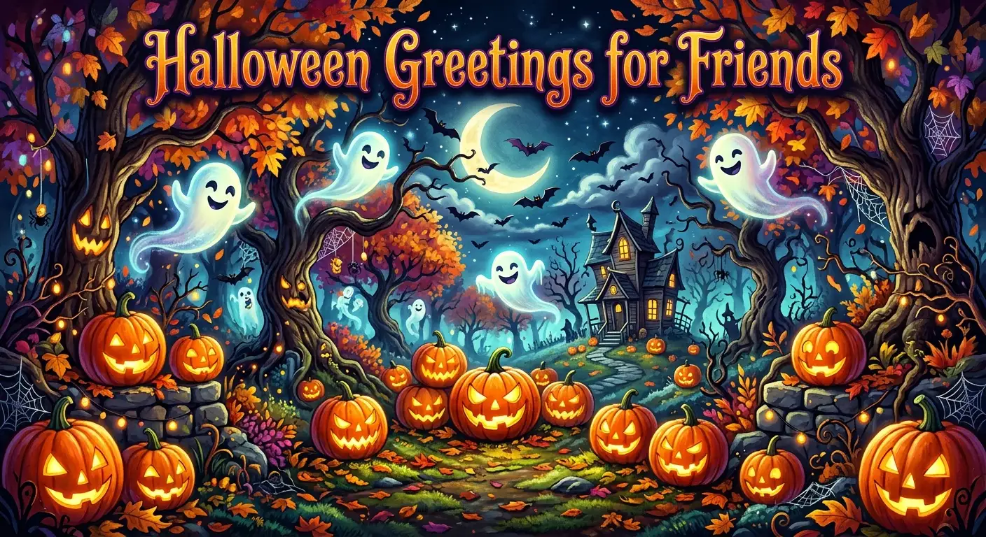 Halloween Greetings for Friends